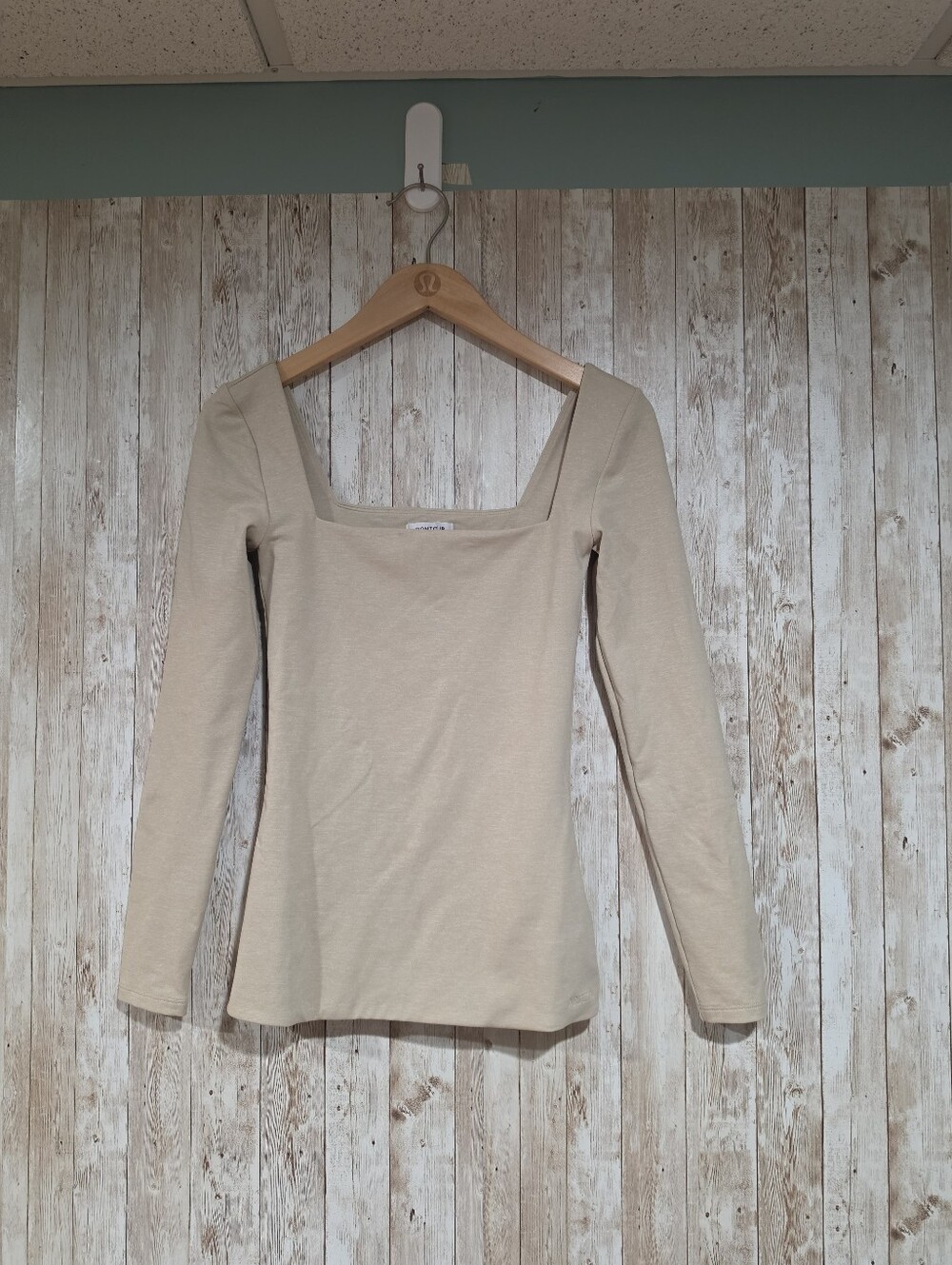 Aritzia Contour Squareneck Hip Longsleeve S
